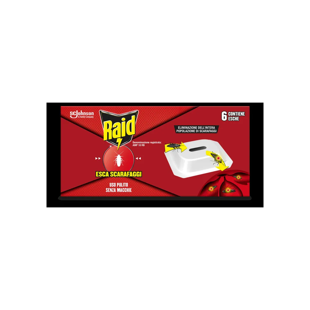 ESCA SCARAFAGGI RAID 6 PZ