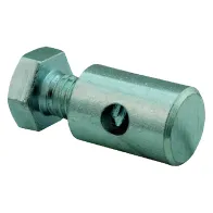 MORSETTO VITE IN TESTA ø totale 10 - vite M6 - foro 3