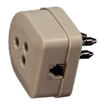 FME 22.170 SPINA TELEFONICA + PRESA PLUG 6-4C (10