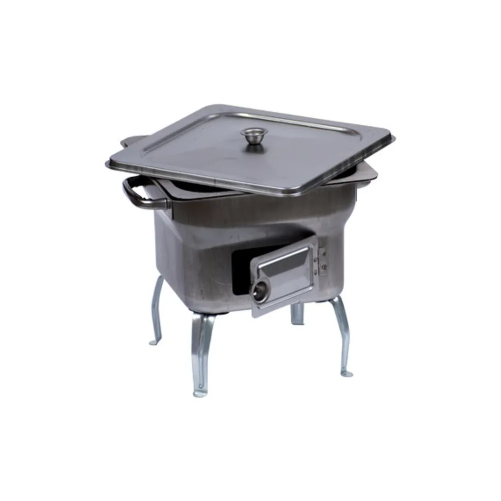 BARBECUE IN ACCIAIO FORNACELLA 25X25XH24 CM