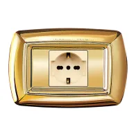 TONDO PLACCA MAGIC PLAST 1P SCHUKO ORO (10