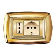 TONDO PLACCA MAGIC PLAST SCHUKO+MODULO OR (10