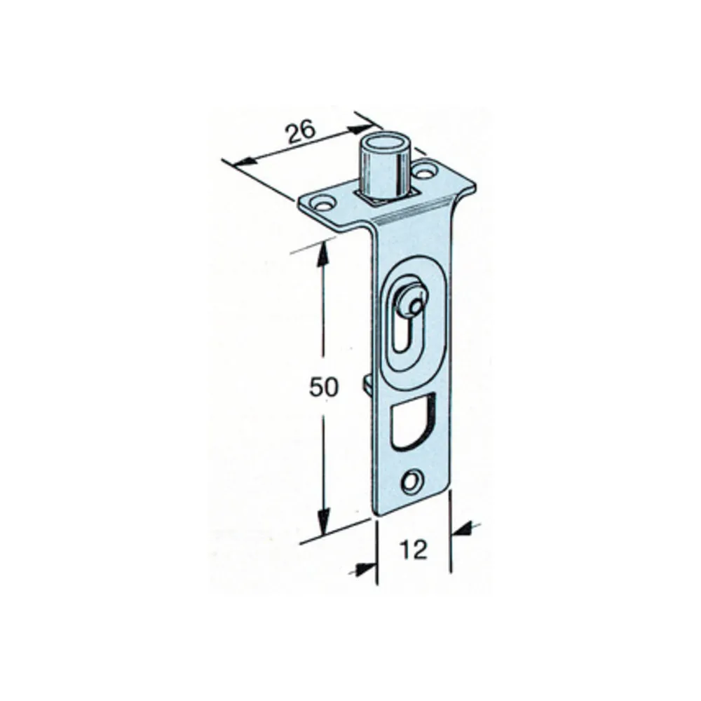 SC OMGE  310 CATENACCIOLO RULLO 6 MM 4 PZ (5