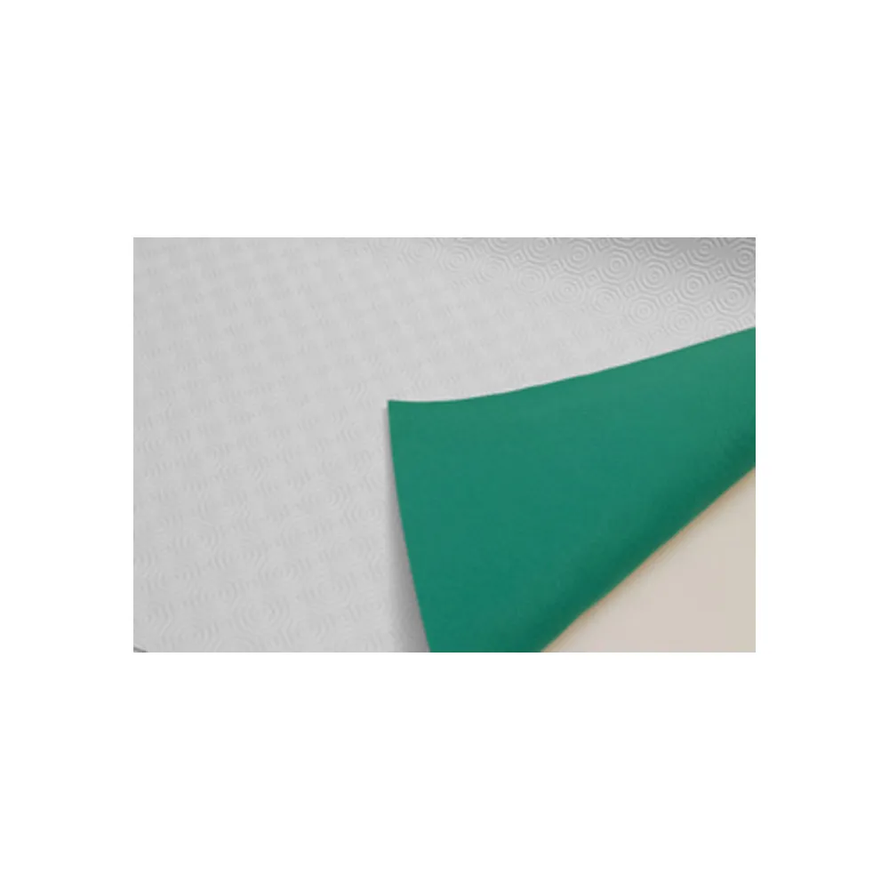 MOLLETTONE P/TAVOLO H 138 CM BIANCO/VERDE (20