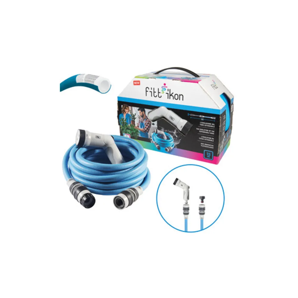 SET TUBO IKON FINO A 15 M C/ACCESSORI COLORI ASS (4