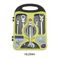 SERIE  7 CHIAVI A CRICCHETTO TESTA SNODATA 8/19 MM