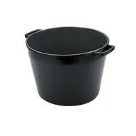 CASSA TONDA P/MACERIE 32 L D 44XH35 CM NERO (5