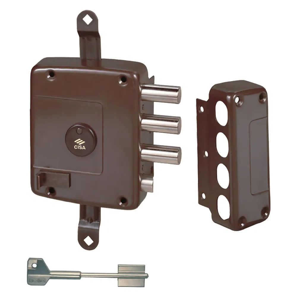 SERRATURA DA APPLICARE TRIPLICE PER LEGNO ART. 571 E 60 Dx SERRATURA DA APPLICARE TRIPLICE PER LEGNO ART. 571 E 60 Dx