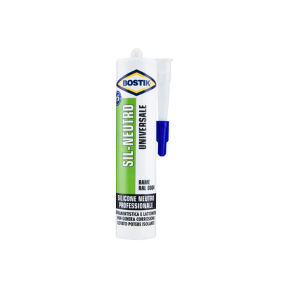 BOSTIK SIL-NEUTRO UNIVERSALE 300 ML RAME (12