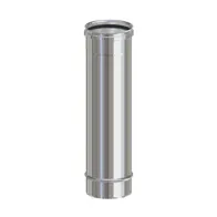 TUBO INOX AISI 304 H  50 CM P/PELLET D  8 CM (10