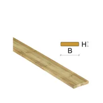 LISTONE P/PAVIMENTO PINO IMPREGN 28X120X2400 MM