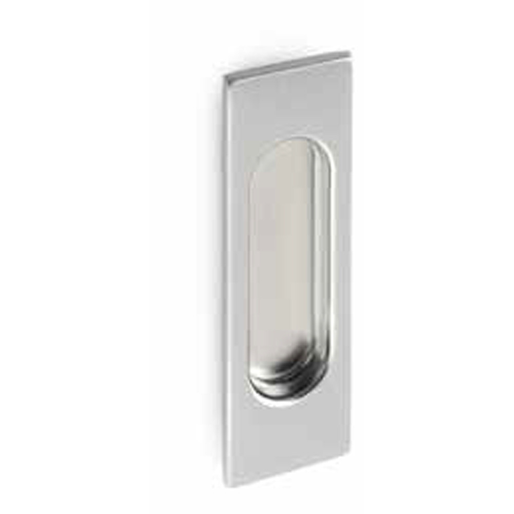 RECESSED SQUARE HANDLE WITH DOUBLE BOTTOM FINISH 51-52 123X36MM