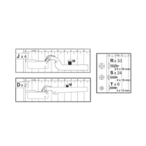 R KIT CREDENZA 3A ZAIKEN-(CERNIERE)