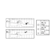 R KIT CREDENZA 3A ZAIKEN-(CERNIERE)