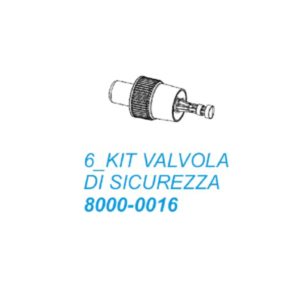 R KIT VALVOLA DI SICUREZZA 8000-0016 R KIT VALVOLA DI SICUREZZA 8000-0016