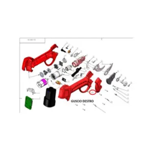 R GUSCIO DESTRO X FORBICI POTA BATT DJ-025