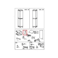 R SUPPORTO H X  ARMADIO TERRY WAVE 1A  2350RUW