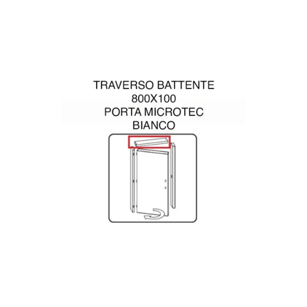 R TRAVERSO BATTENTE PORTA MICROTEC BIANCO 210X80 R TRAVERSO BATTENTE PORTA MICROTEC BIANCO 210X80
