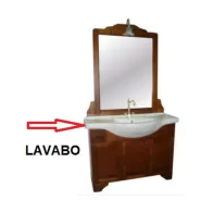 R LAVABO X MOBILE BAGNO ARTE POV.GRAZIA 105