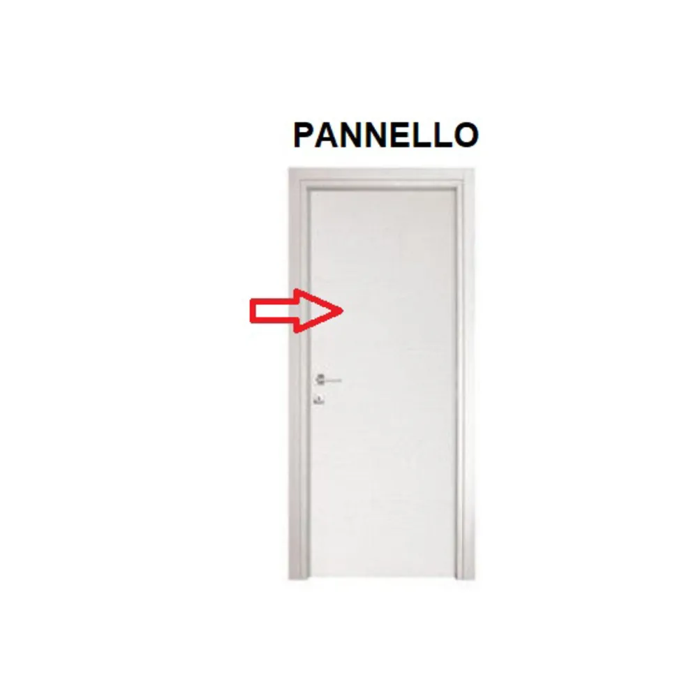 R PANNELLO PORTA MICROTEC FRASS BIANCO 210X70