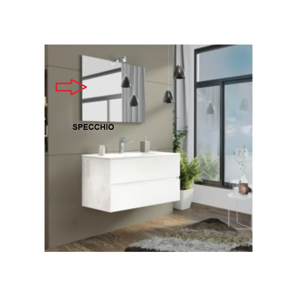 R SPECCHIO X MOBILE BAGNO NEW SPLASH CM.105 B.
