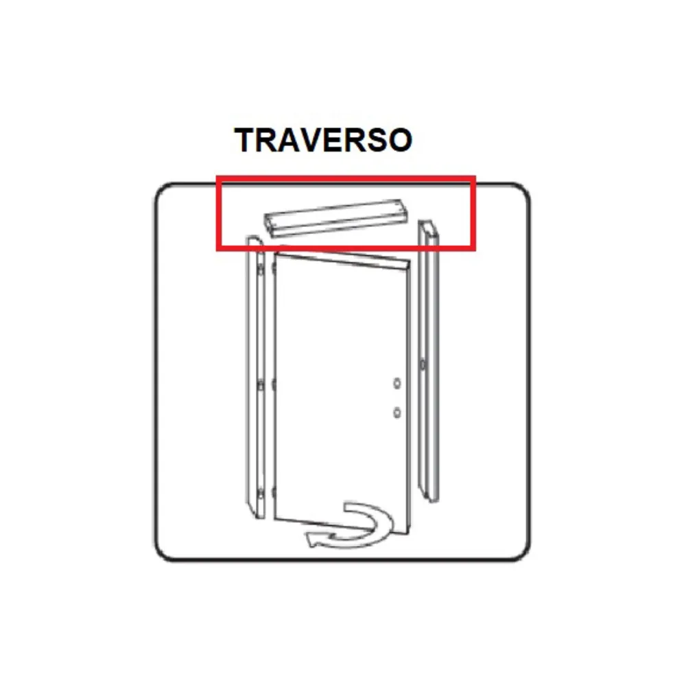 R TRAVERSO BATTENTE PORTA MICROTEC ROV GRI 210X80