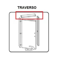 R TRAVERSO BATTENTE PORTA MICROTEC CILIEG 210X80