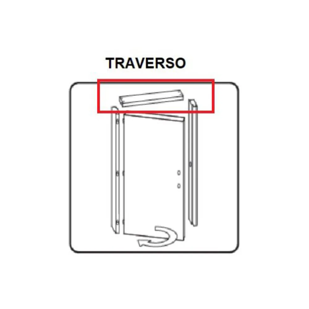 R TRAVERSO BATTENTE PORTA MICROTEC CILIEG 210X80