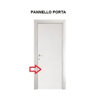 R PANNELLO PORTA MICROTEC FRASS BIANCO 210X80