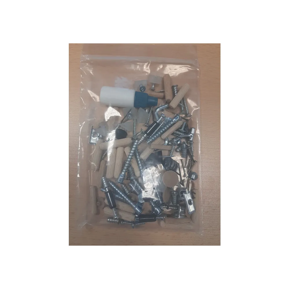 R BUSTA MONTAGGIO X KIT BUFFET EBOLI ROVERE/BIANCA CM.77X30X77H
