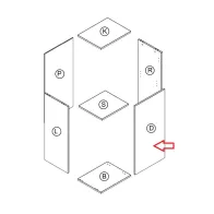 R PANNELLO D X KIT PARETE LIVING BRIDGE CEMENTO C.4298