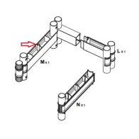 R CINTURA M X ARMADIO TERRY WAVE 1A 35X44X181H T/P 2350RUW