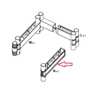 R CINTURA N X ARMADIO TERRY WAVE 1A 35X44X181H T/P 2350RUW