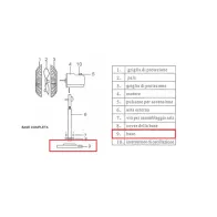 R BASE COMPLETA X VENTILATORE A PIANTANA CM.45 FS-1803 TORNADO