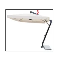 R PALO SUPERIORE X OMBRELLONE DEC.PALO ALL.NERO  93X93 3X4