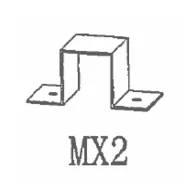 R STAFFA M X VERANDA IN ACCIAIO MT3X2