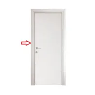 R STIPITI LATERALI + CORNICI X PORTA MOD MICROTEC FRASSINO/BIANCO