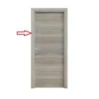 R STIPITI LATERALI +CORNICI X PORTA MOD MICROTEC ROVERE GRIGIO