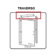 R TRAVERSO BATTENTE X PORTA MOD MICROTEC ROVERE GRIGIO CM.210X70