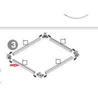 R PROFILO PICCOLO X BASE SUP.  KIT COPRILAVATRICE RESINA 68X64XH88 CM BIANCO