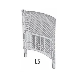 R FIANCO LS X ALLIBERT/KETER SET IOWA BALCONY CAPPUCC.