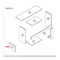 R FIANCO L NAT.GRK19.B X KIT PARETE LIVING NAT.WOOD/ANTRAC.