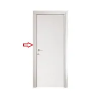 R STIPITI LATERALI +CORNICI X PORTA MOD MICROTEC BIANCO