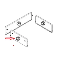 R LATERALE CASSETTO G X KIT SCRIVANIA USB 2C  BIA/R