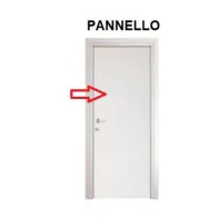 R PANNELLO X PORTA MOD MICROTEC BIANCO CM.210X70