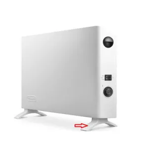R PIEDINO X TERMOCONVETTORE DELONGHI A PAVIM. HSX2320F