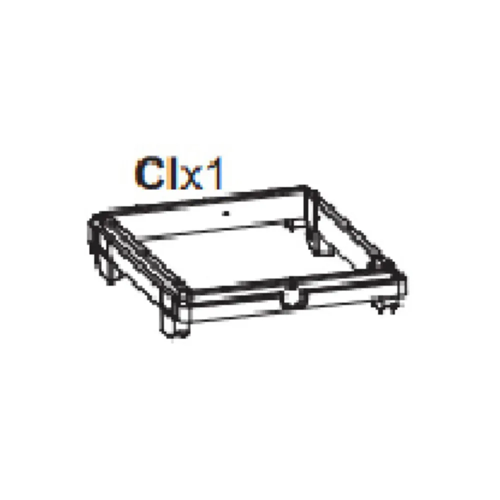 R CORNICE CL X PATTUMIERA 1 ANTA CM.34X39X88H ECOLINE1 TERRY