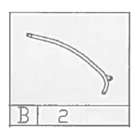 R PARTICOLARE B X DONDOLO SOFA 3 POSTI SGANCIO RAPIDO