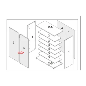R ANTA X KIT SCARPIERA MAXI 2A/6R CM.72X36X103H ROV/BI