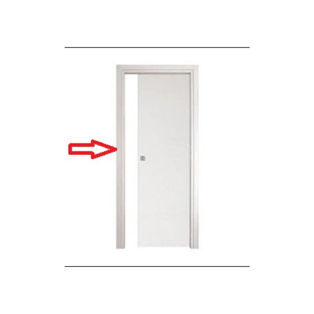 R STIPITI LATERALI +CORNICI X PORTA MICROTEC 210X80 SCORREV. FRASSINO BIANCO